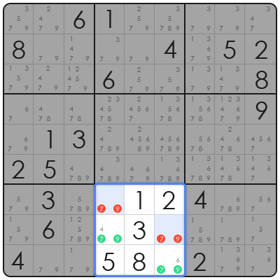 hidden pair sudoku